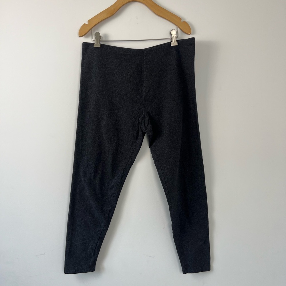 Simply Vera Vera Wang Charcoal Gray Cotton Blend Leggings - XL